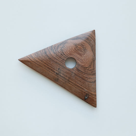 Lama de madera triangular